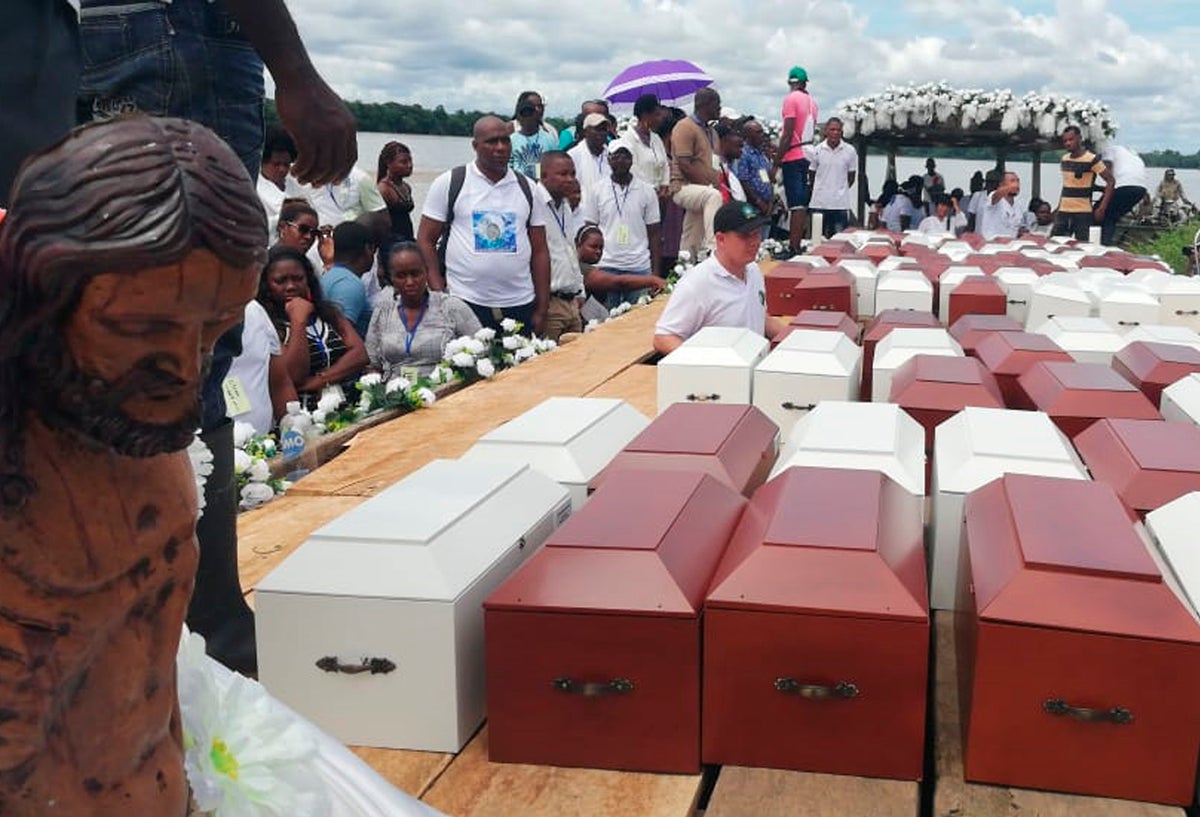 Víctimas de masacre en Bojayá