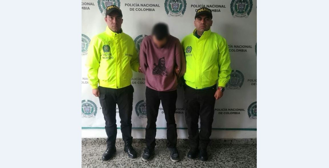 Captura de El Diablo por parte de la Policía, en medio de operativos.