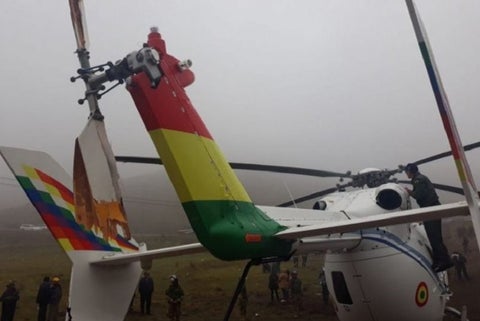 Helicóptero presidencial de Bolivia