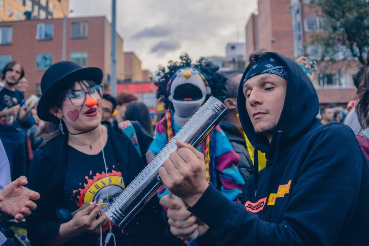 Mario Muñoz, vocalista de la banda 'Doctor Krápula'