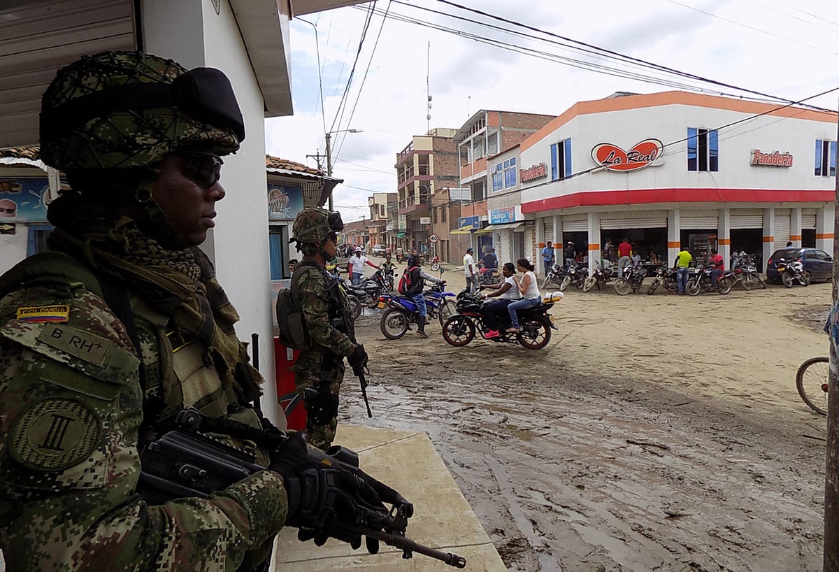 Las Fuerzas Militares en Corinto (Cauca)