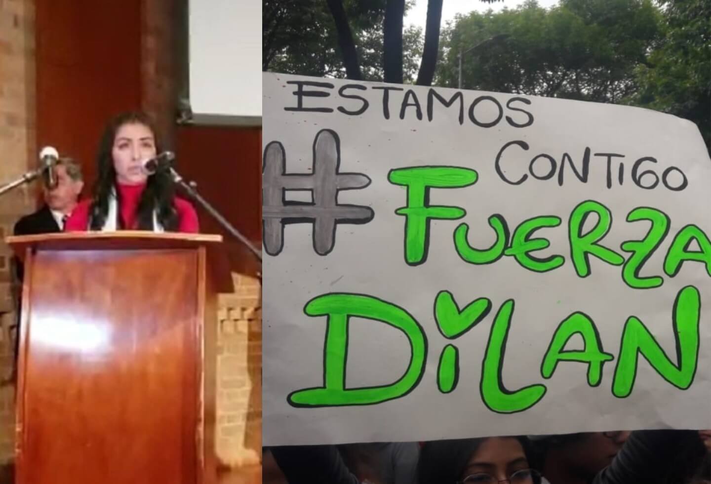 Denis Cruz, hermana de Dilan Cruz