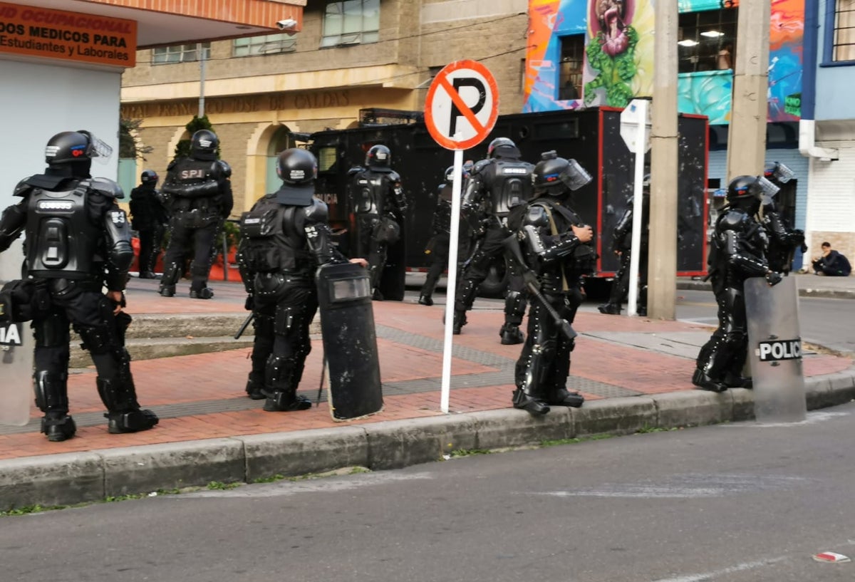 Esmad se enfrenta a los estudiantes de la U. Distrital