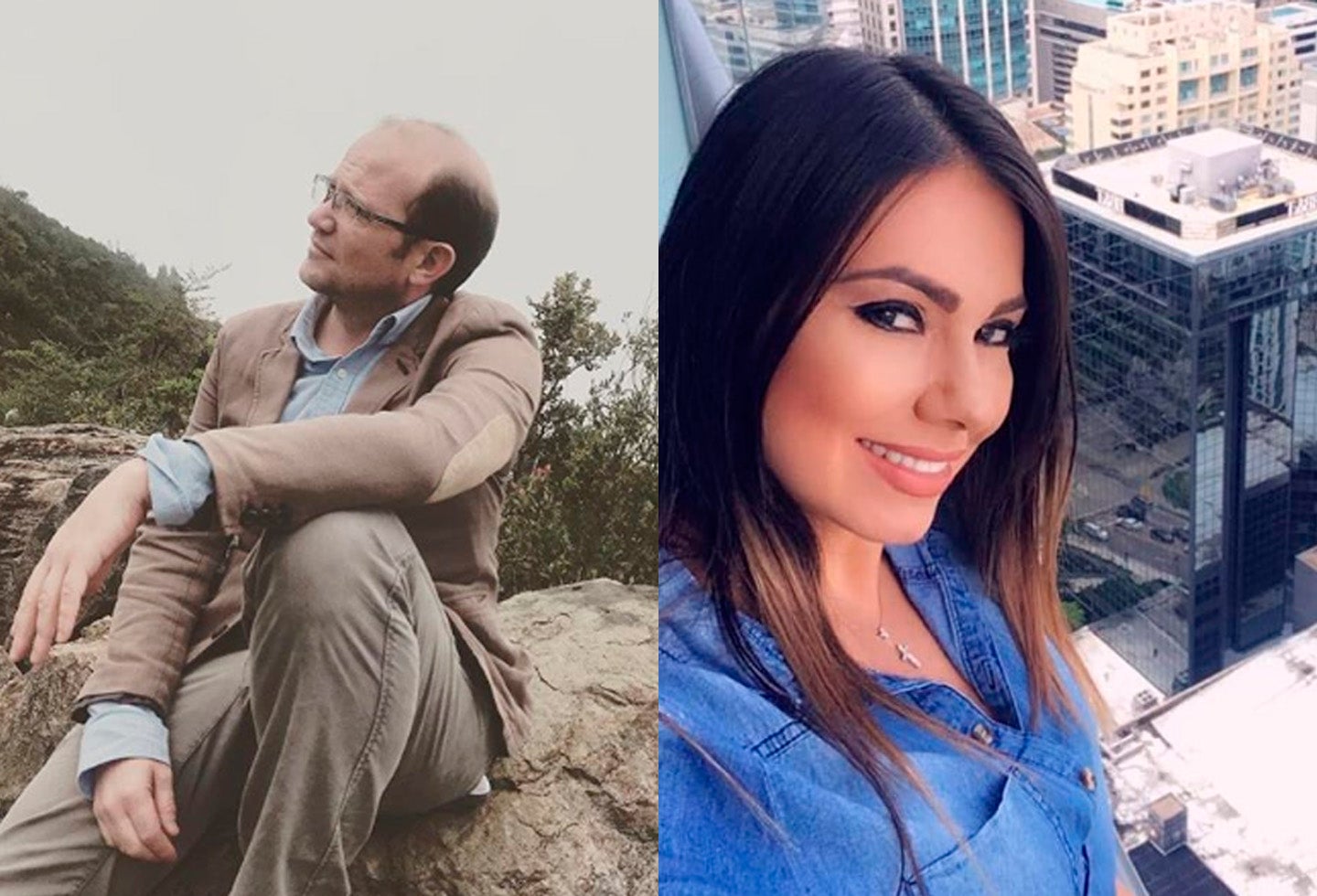 Esperanza Gómez y Daniel Samper Ospina