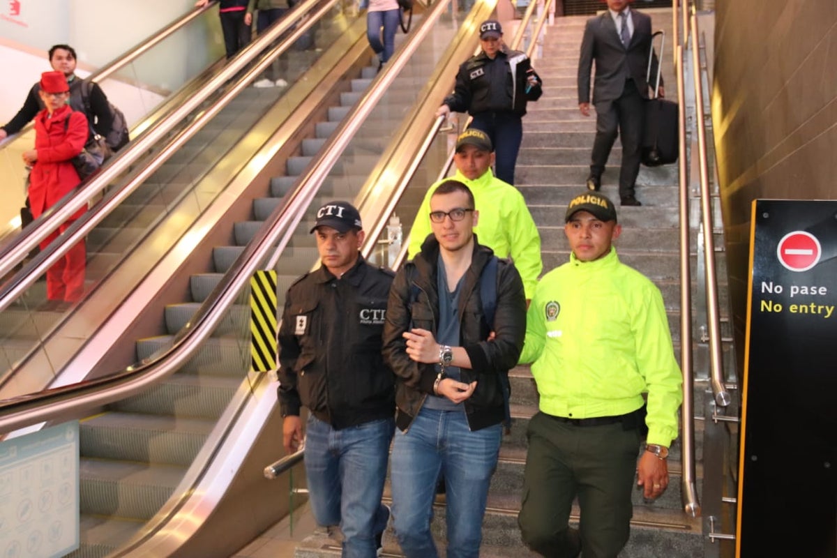 Captura de Félix García Chabur en Bogotá.