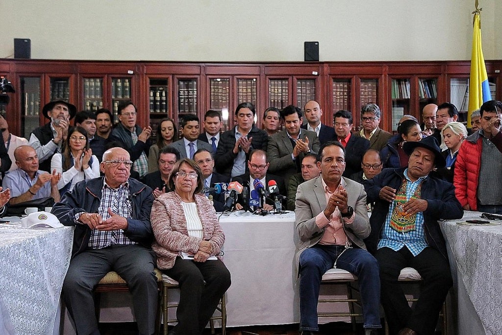 Paro nacional: Comité de paro se reunió con el Congreso
