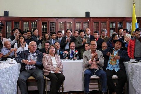 Paro nacional: Comité de paro se reunió con el Congreso