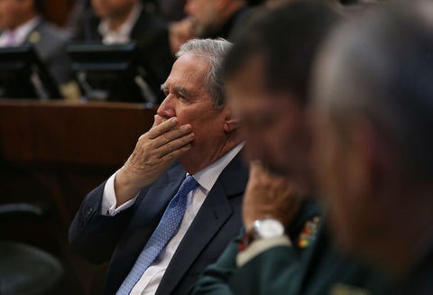 Guillermo Botero, ministro de Defensa en debate de moción de censura en su contra