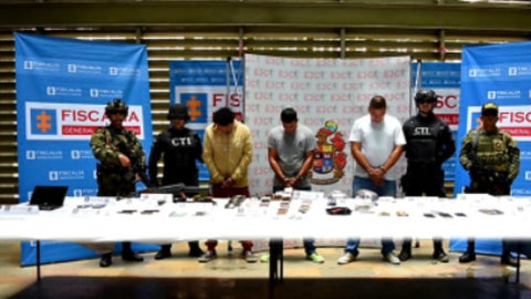 Capturan a 4 cabecillas de red internacional de narcotráfico.