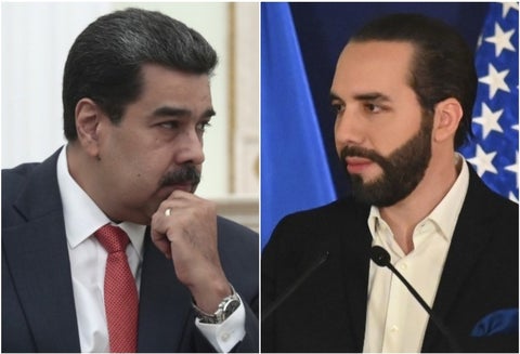 Maduro y Nayib Bukele