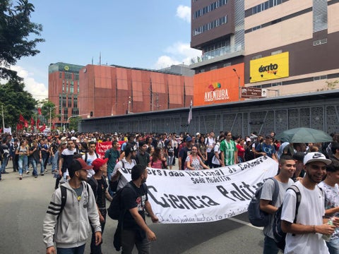 Marchas en Medellín