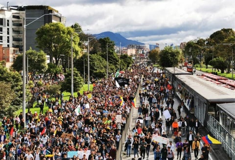Marchas en Bogotá