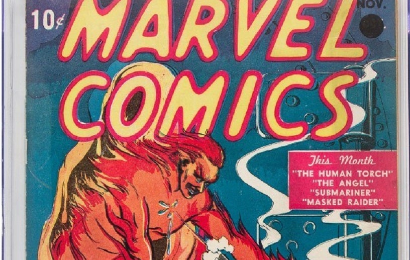 Subastan comic de Marvel