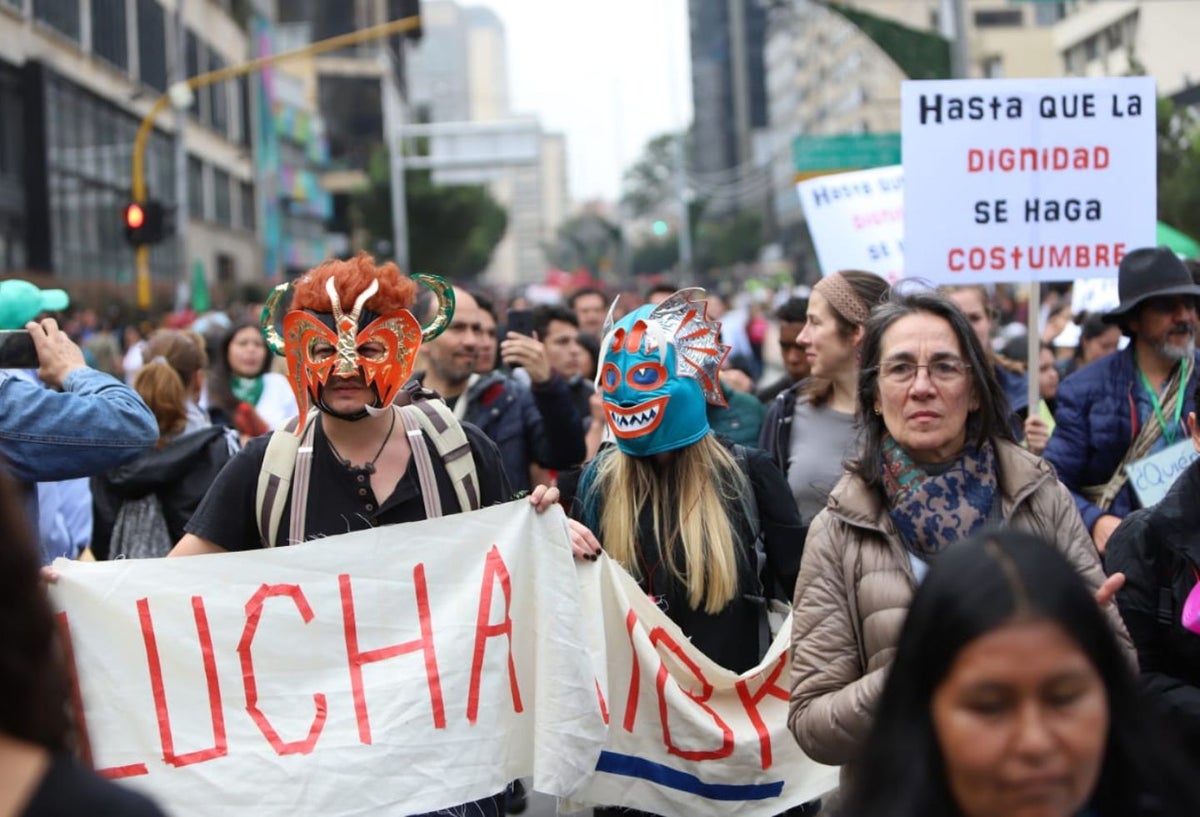 Los colombianos empezaron a protestar este jueves en rechazo del gobierno de Iván Duque