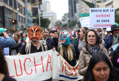 Los colombianos empezaron a protestar este jueves en rechazo del gobierno de Iván Duque