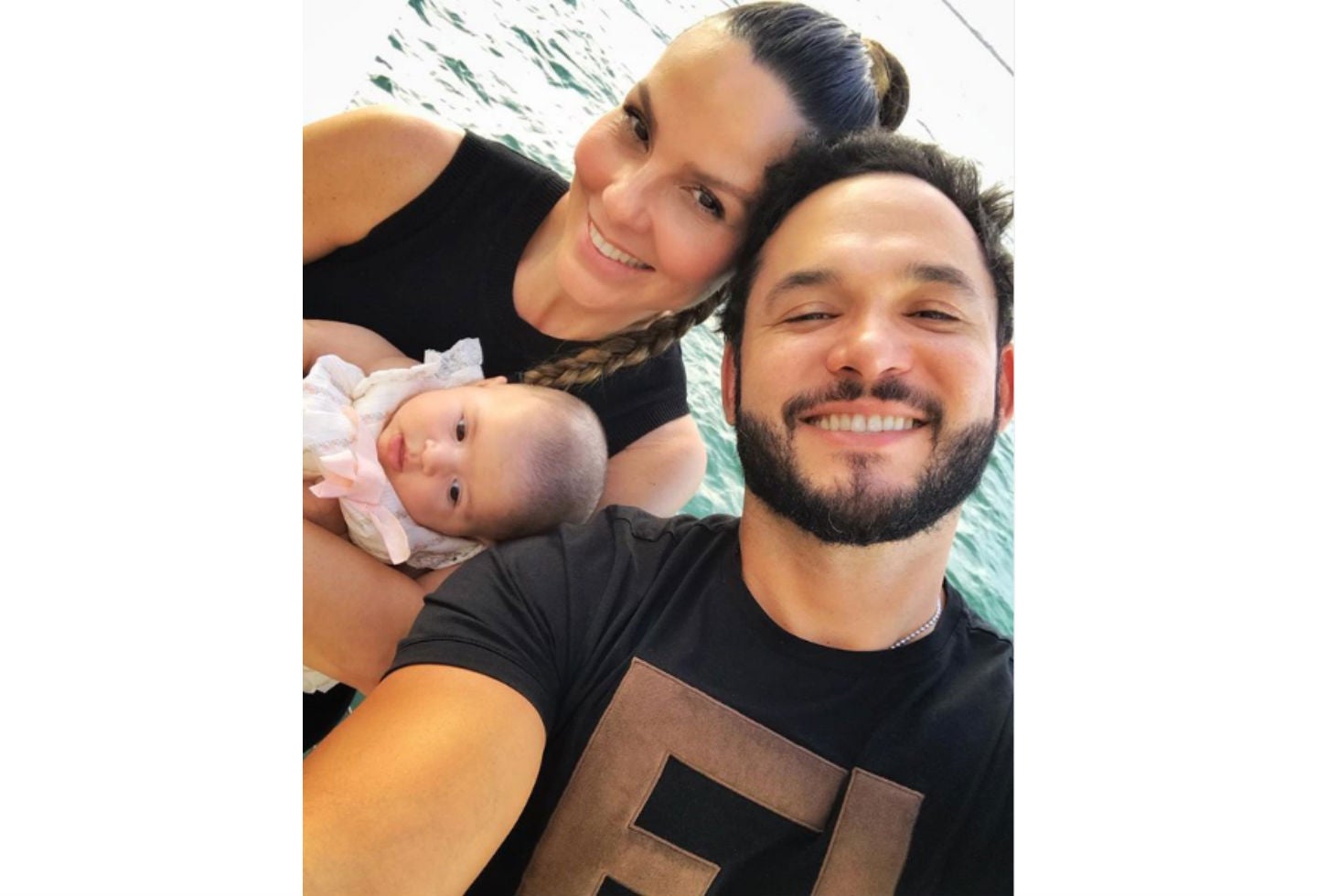 Paula Andrea Betancur y su esposo Luis Miguel Zabaleta