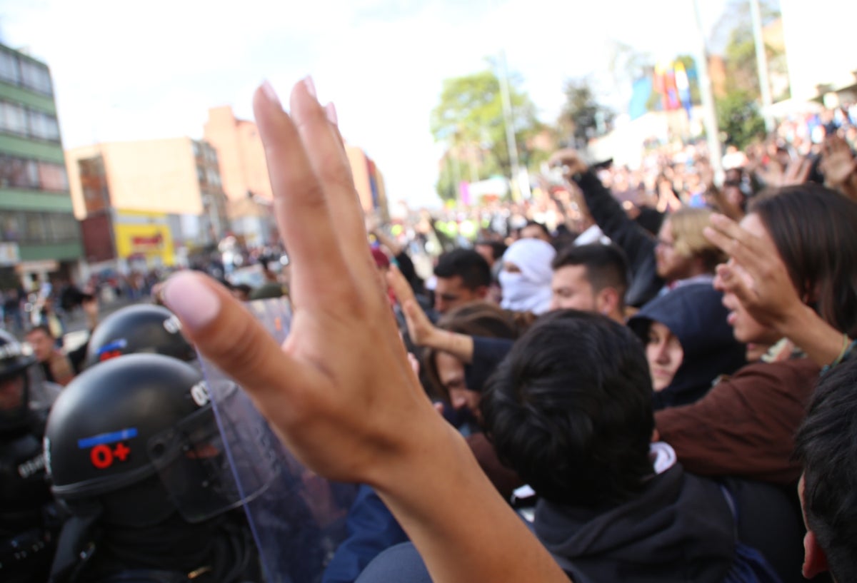 Protestas en la Universidad Distrital