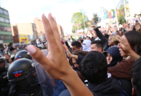 Protestas en la Universidad Distrital