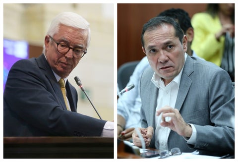 Jorge Robledo y Antonio Sanguino