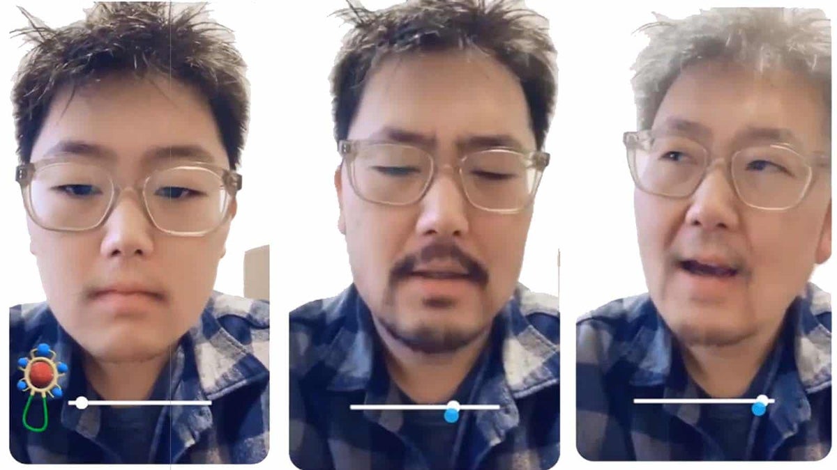 Filtro de Snapchat envejece y rejuvenece el rostro de la gente