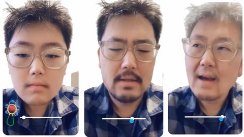 Filtro de Snapchat envejece y rejuvenece el rostro de la gente