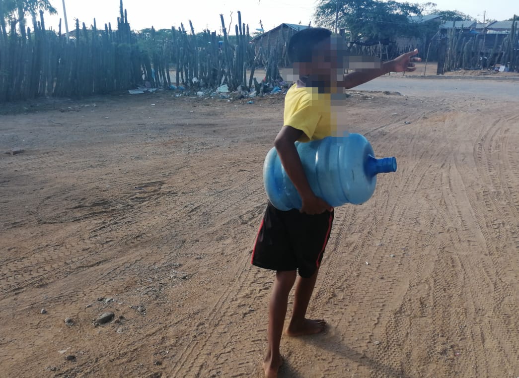 Falta de agua en La Guajira.