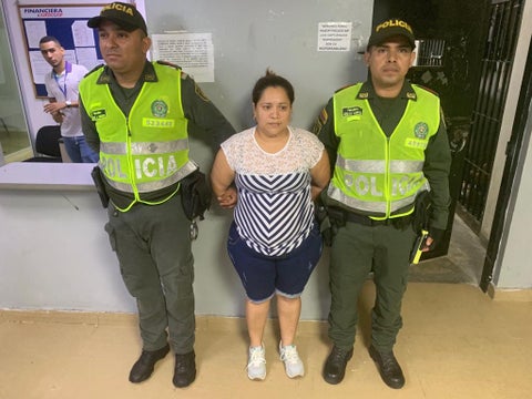 Mujer capturada por maltrato