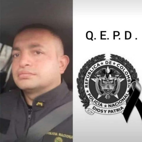 Oficial de la Policía asesinado en Cota, Cundinamarca.