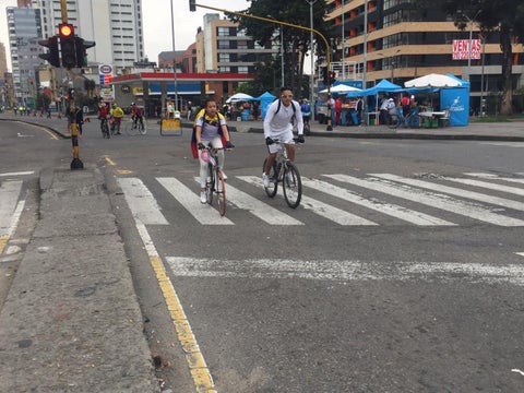 ciclovía Bogotana