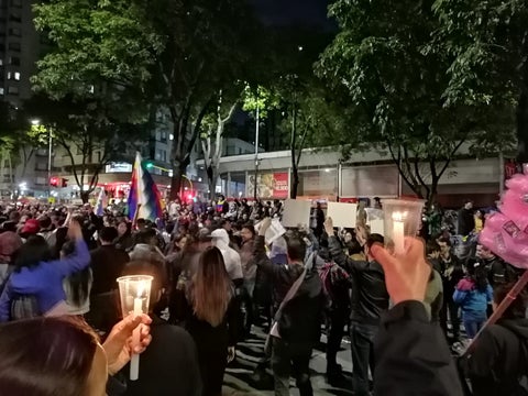 Minuto de silencio en homenaje a Dilan Cruz