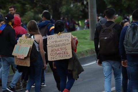 Marchas en Bogotá