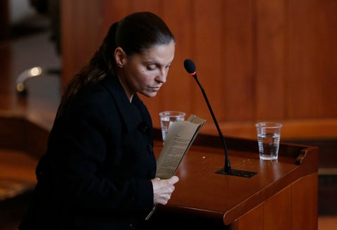 Zulema Jattin ante la Corte Suprema de Justicia.