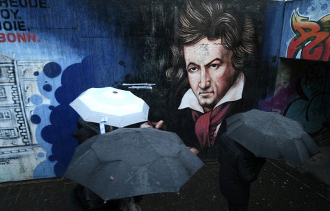 Grafiti de Beethoven en Alemania