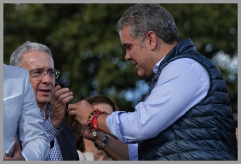 Iván Duque y Álvaro Uribe