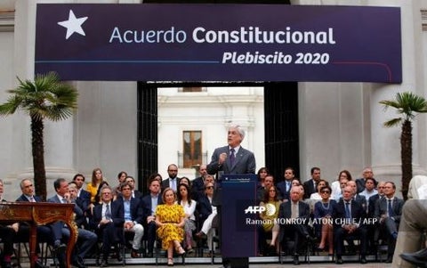 Sebastián Piñera promulga ley de plebiscito