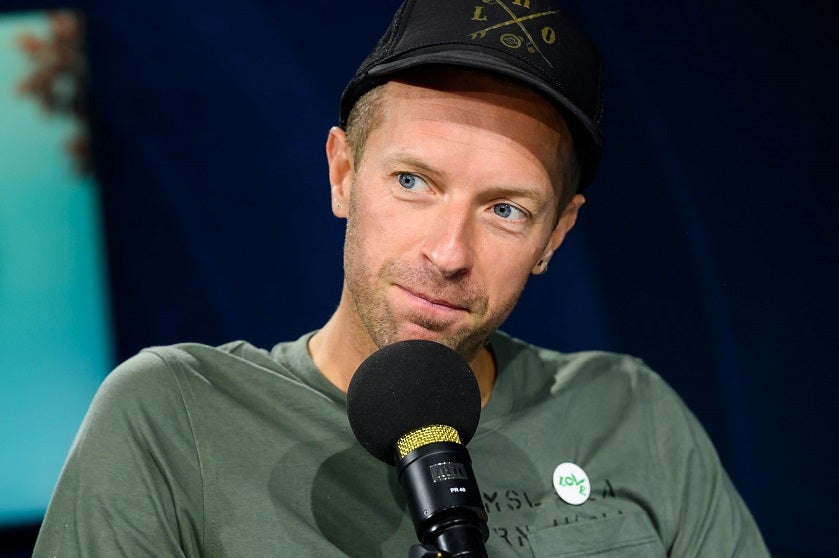 Chris Martin, vocalista de Coldplay