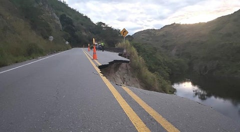Paso alterno se presenta en la vía Ibagué-La Línea