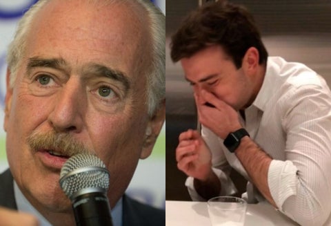 Esteban Santos se burló de comentario de Andrés Pastrana