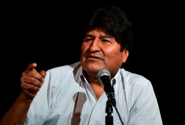 Evo Morales en Argentina