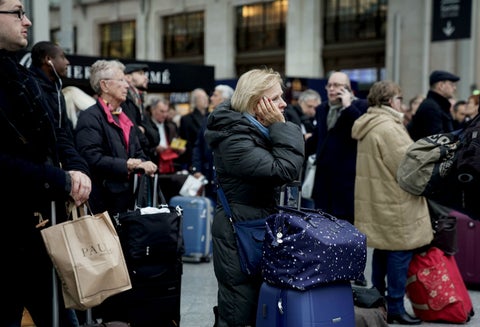 Francia sufre falta de transporte