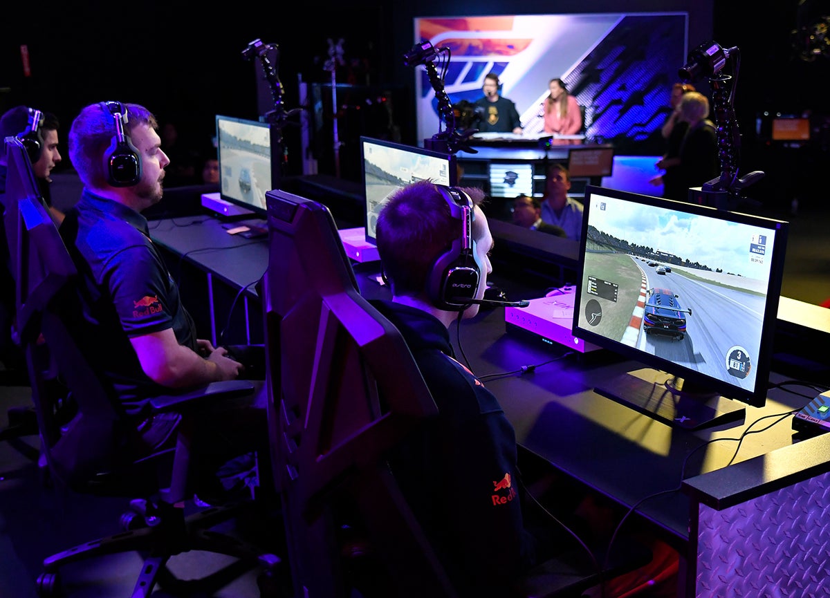Gamers en competencia