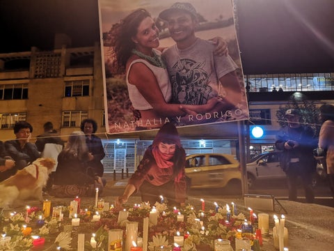 Homenaje a Nathalia Jiménez y Rodrigo Monsalve