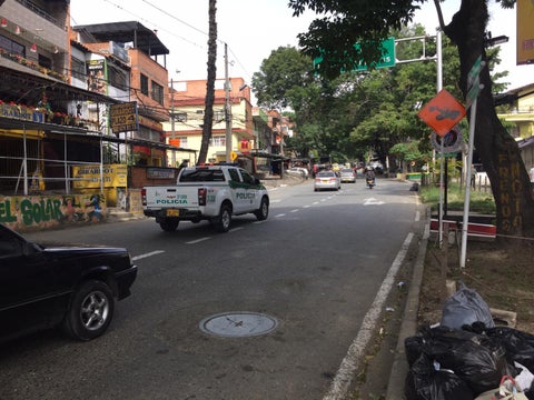 Sitio donde fue asesinada una de las mujeres