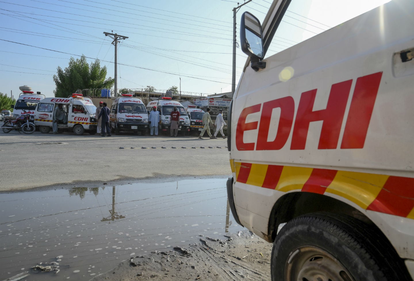 Ambulancias en Pakistán