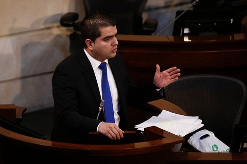 El congresista liberal Julián Bedoya.