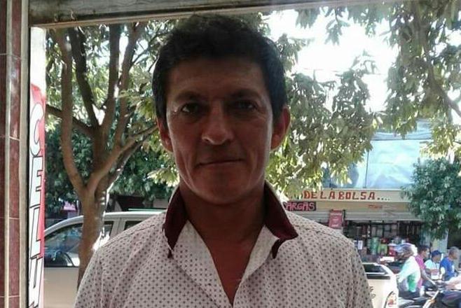 Líder Elicerio Mendoza.