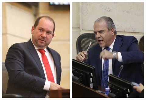 Lidio García y Carlos Felipe Mejía se agarraron en la Plenaria del Senado