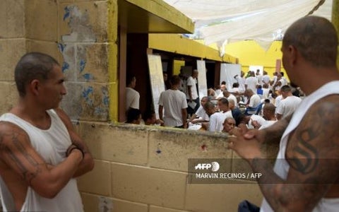 Presos en El Salvador