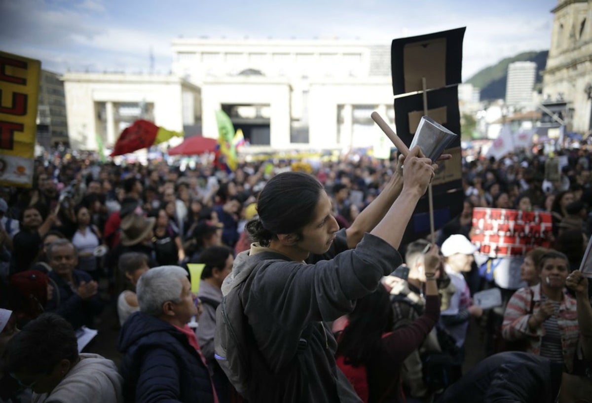 Protestas en Bogotá