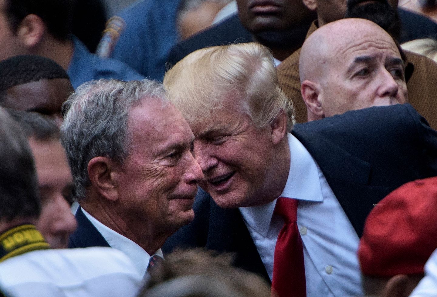 Michael Bloomberg y Donald Trump.